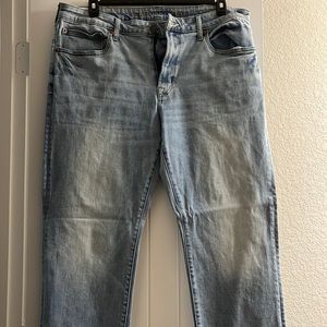 American Eagle Jeans Slim Straight Light blue wash
